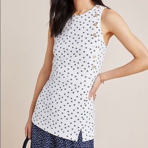 ANTHROPOLOGIE BRENNER TOP SIZE L